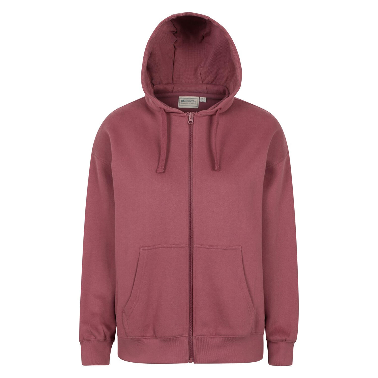 MOUNTAIN WAREHOUSE Womens/Ladies Poplar Full Zip Hoodie (Pink)