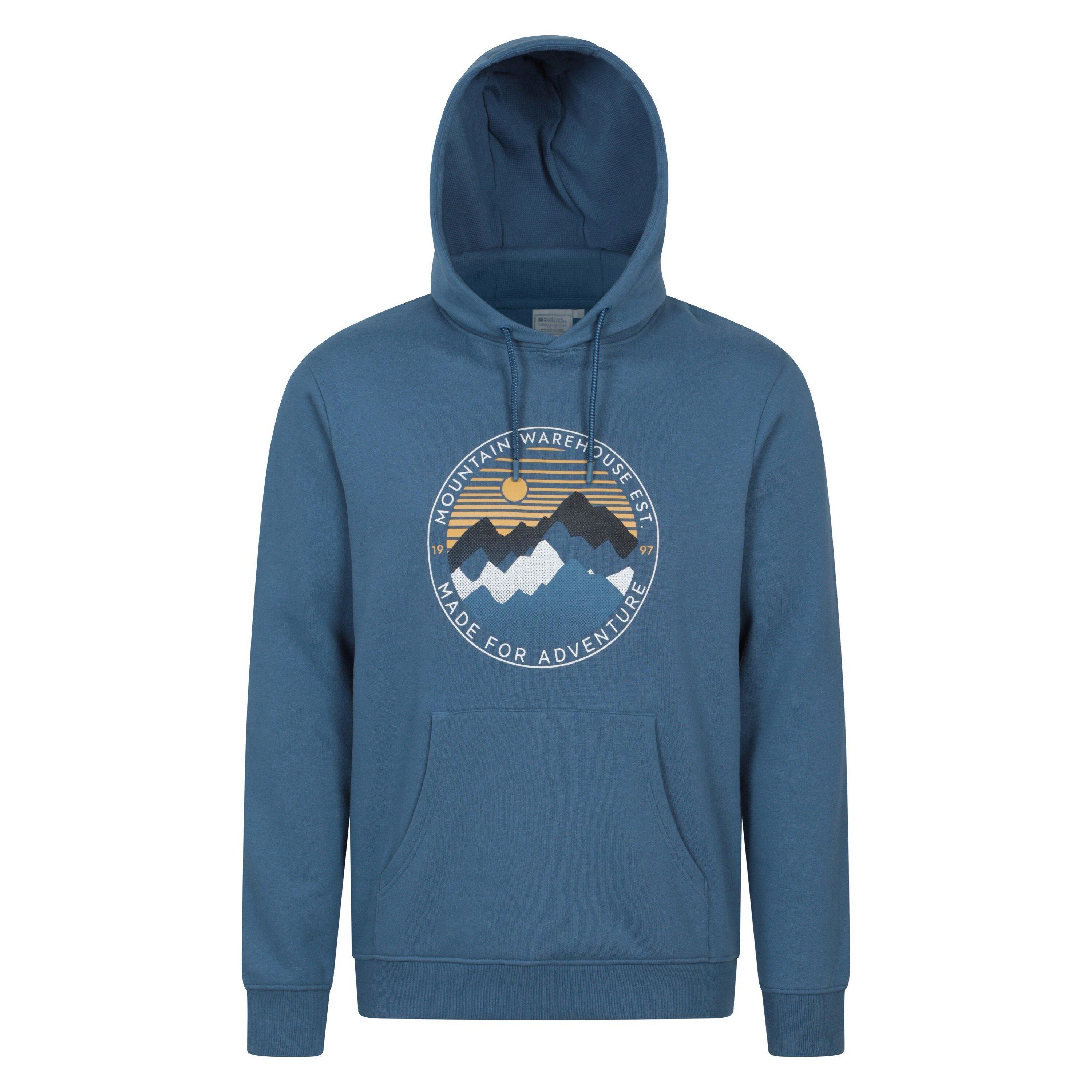 MOUNTAIN WAREHOUSE Felpa Con Cappuccio Tramonto Uomo Mountain Warehouse Blu