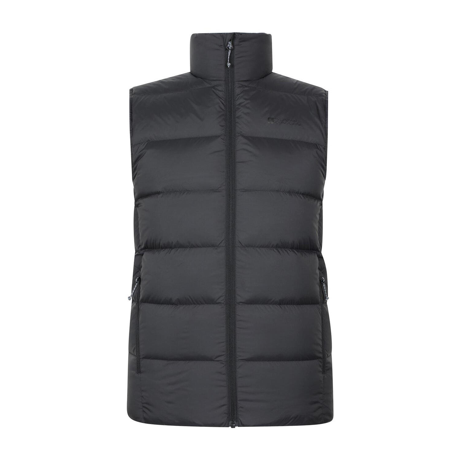 MOUNTAIN WAREHOUSE Stratus Gilet Piumino Impacchettabile Uomo Mountain Warehouse Nero