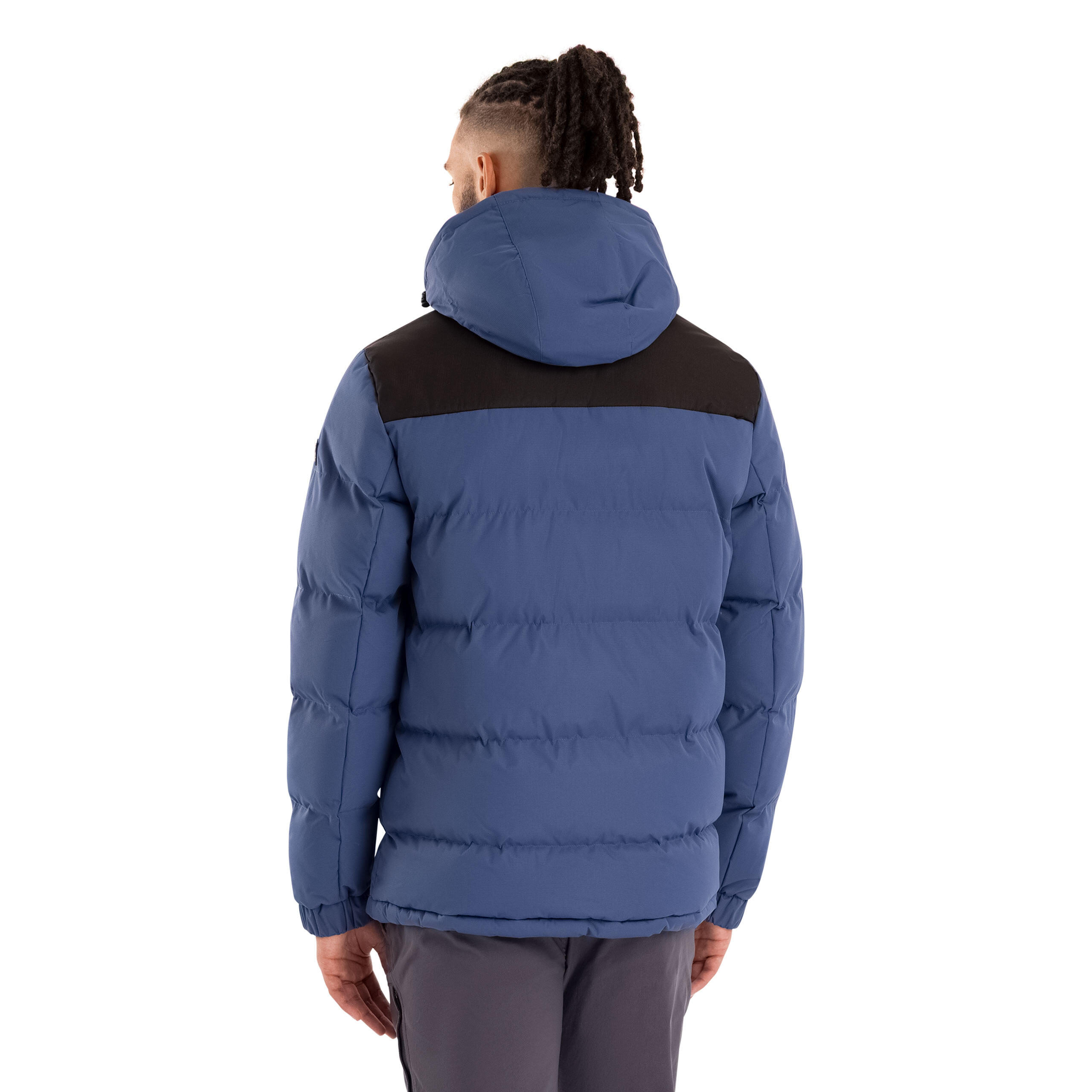 Mens Chin Guard Hood Adjusters Waterproof Casual Jacket - Ahmor 3/5