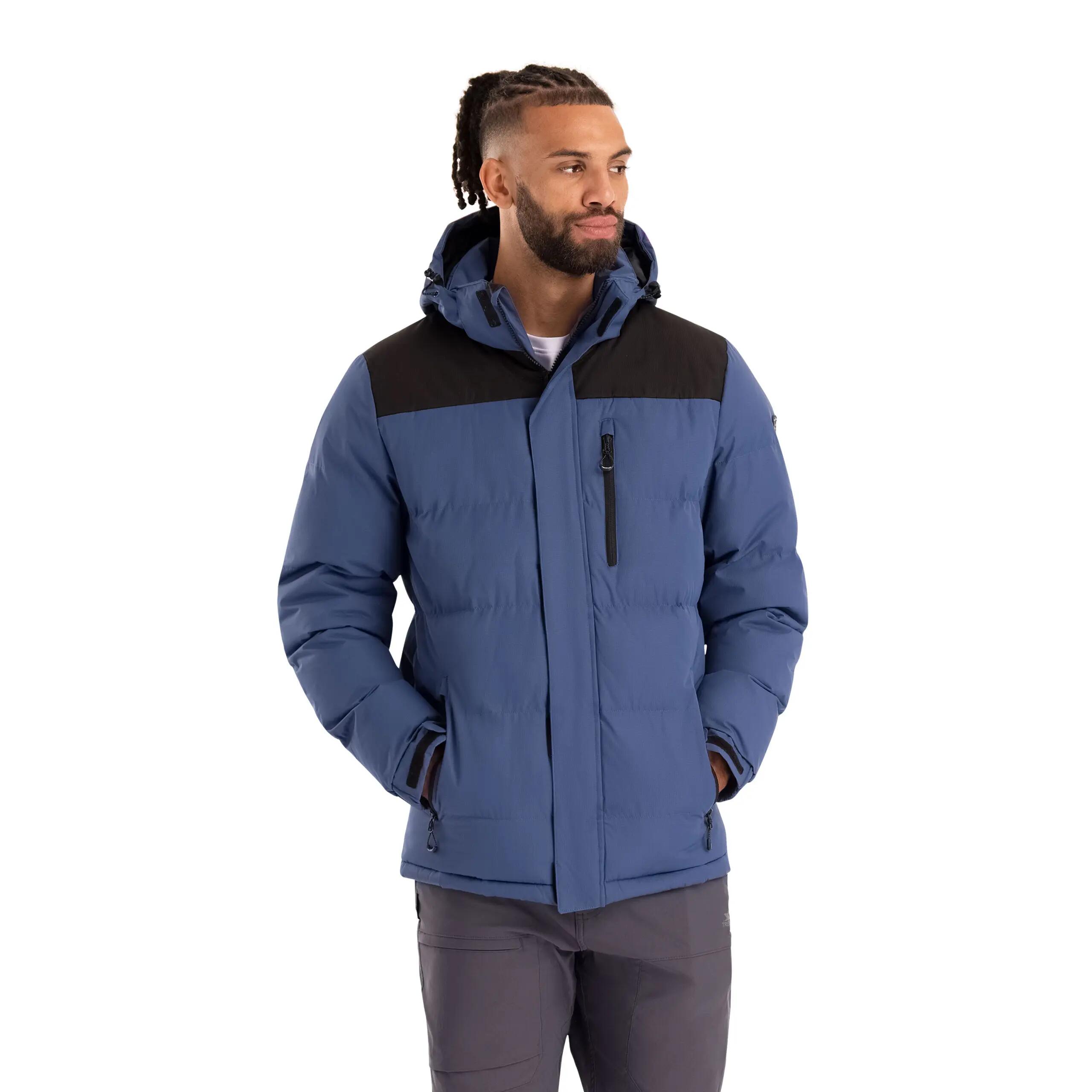 Mens Chin Guard Hood Adjusters Waterproof Casual Jacket - Ahmor 2/5
