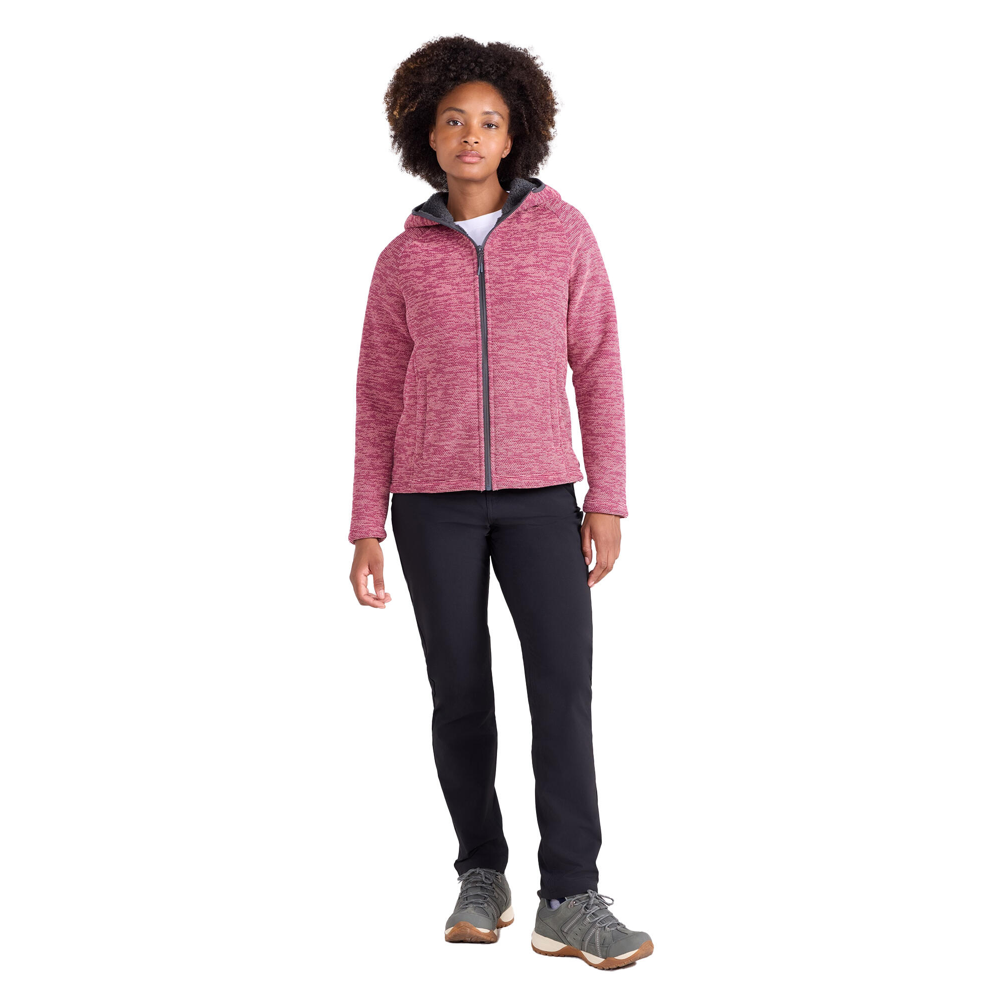 Veste Polaire HAYFIELD Femme (Rose) 3/4