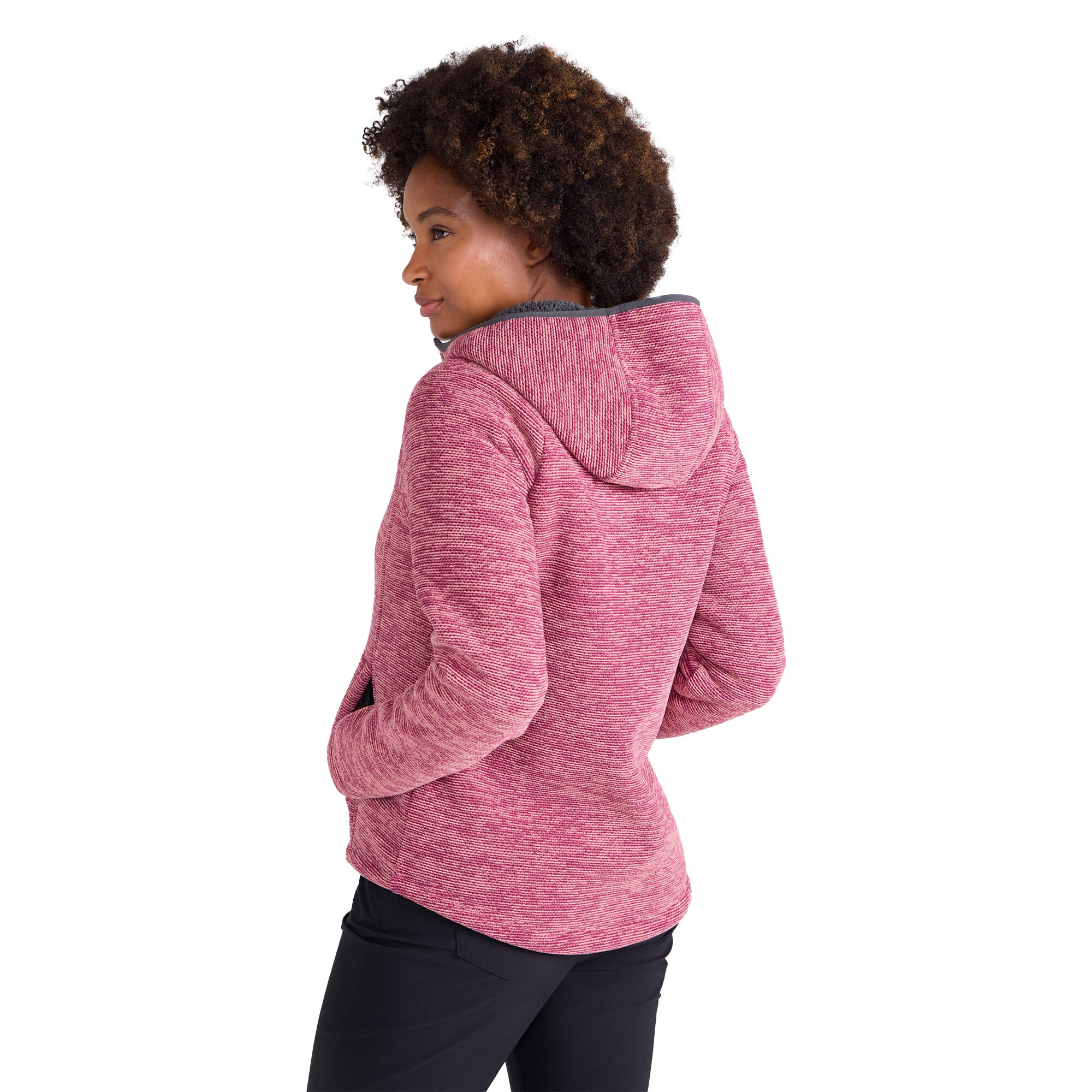 Veste Polaire HAYFIELD Femme (Rose) 2/4