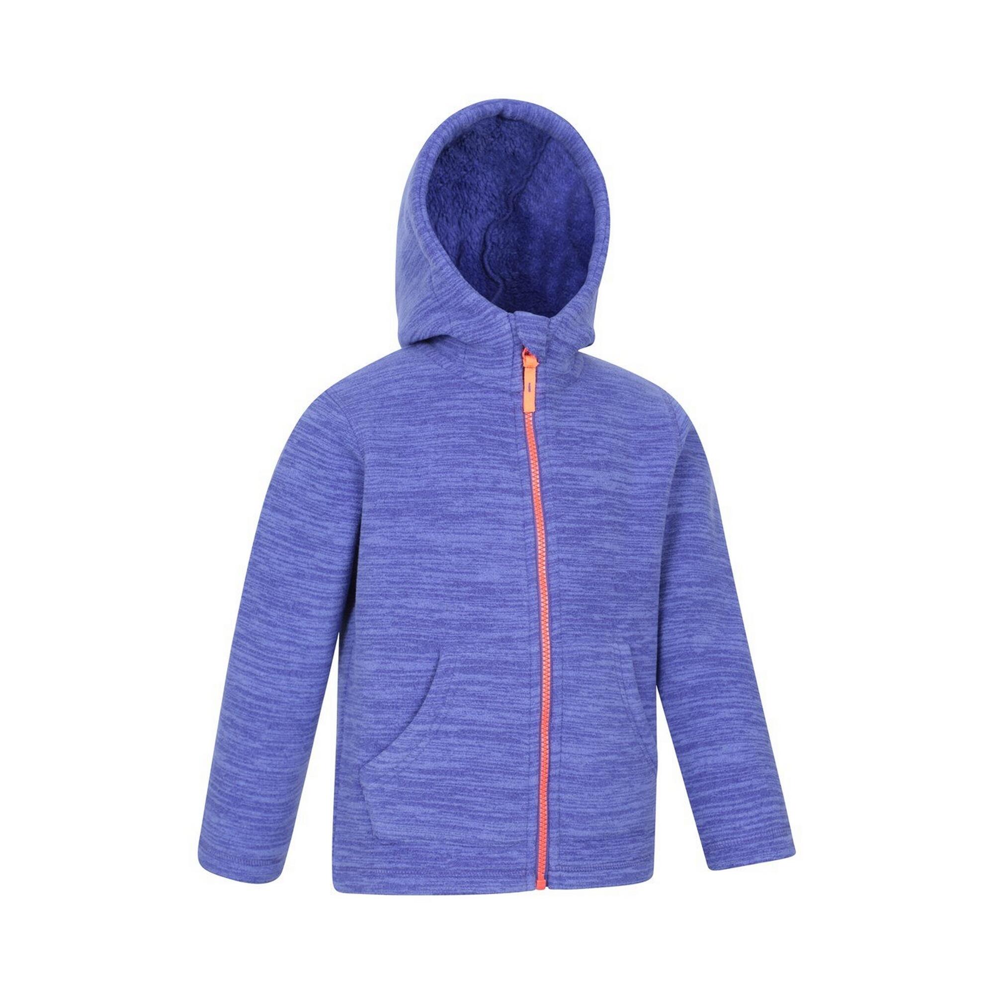 "Snowdonia II" Kapuzenpullover für , mit Borg gefüttert Kinder Violett 4/4