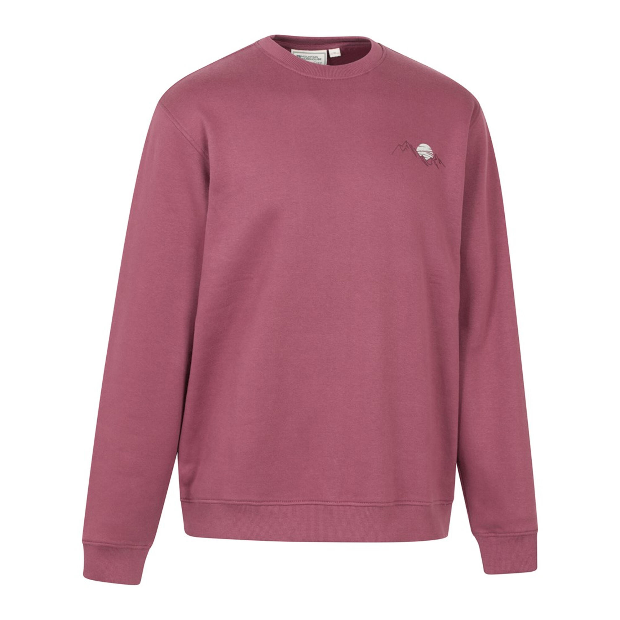 Sweat Motif/style Scène De Montagne Homme (Bordeaux) 4/4