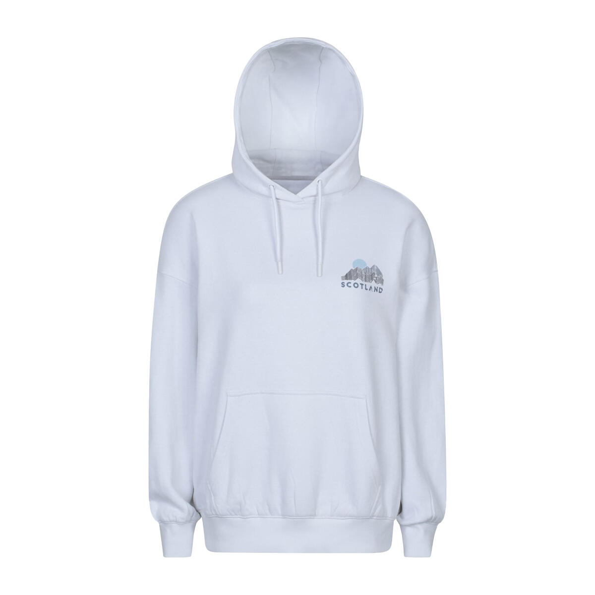 MOUNTAIN WAREHOUSE Womens/Ladies Scotland Graphic Relaxed Fit Hoodie (Light Beige)