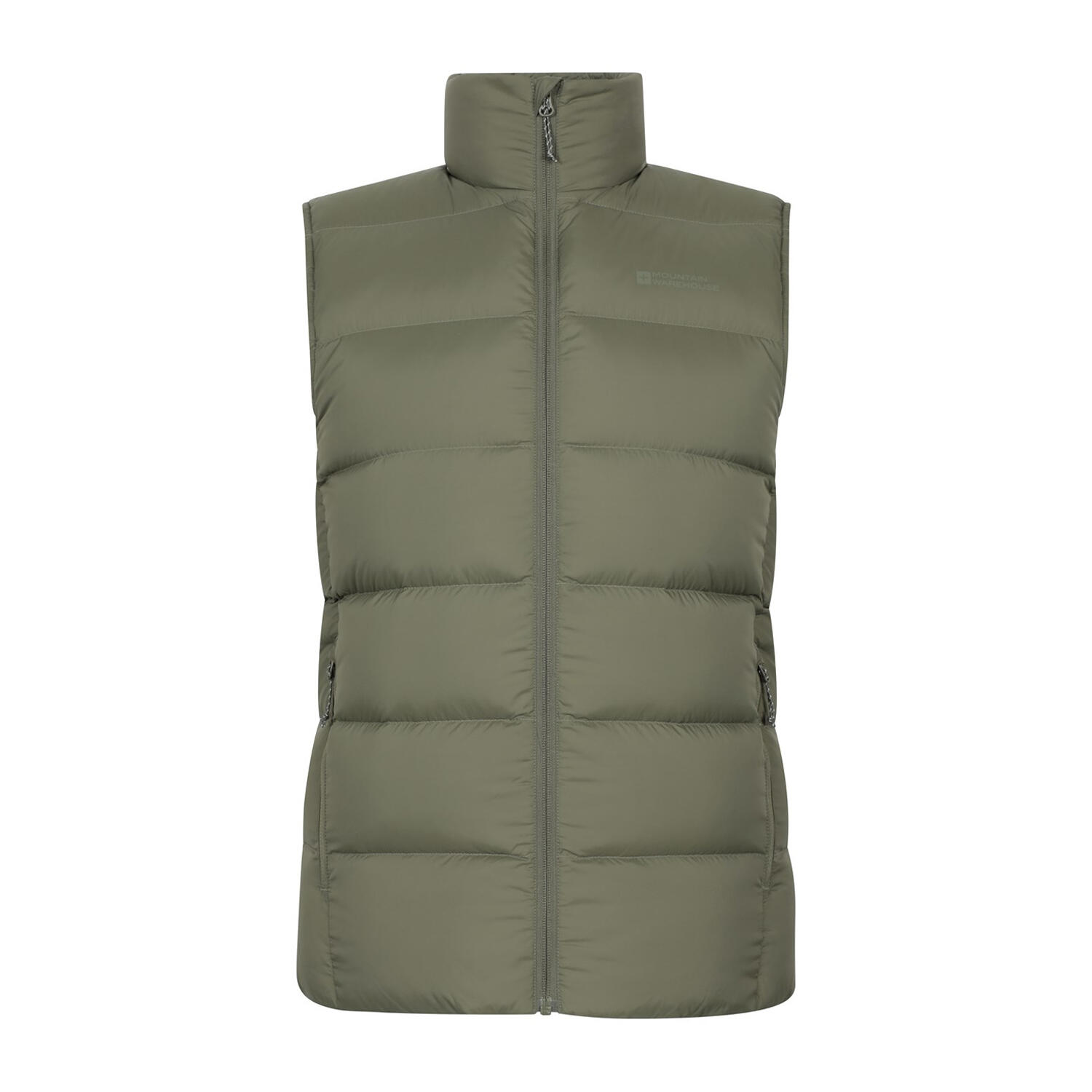 MOUNTAIN WAREHOUSE Stratus Gilet Piumino Impacchettabile Uomo Mountain Warehouse Verde Kaki