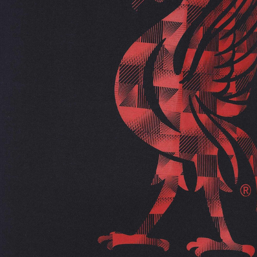 Maglietta Grafica Uomo Liverpool FC Blu Navy 3/5