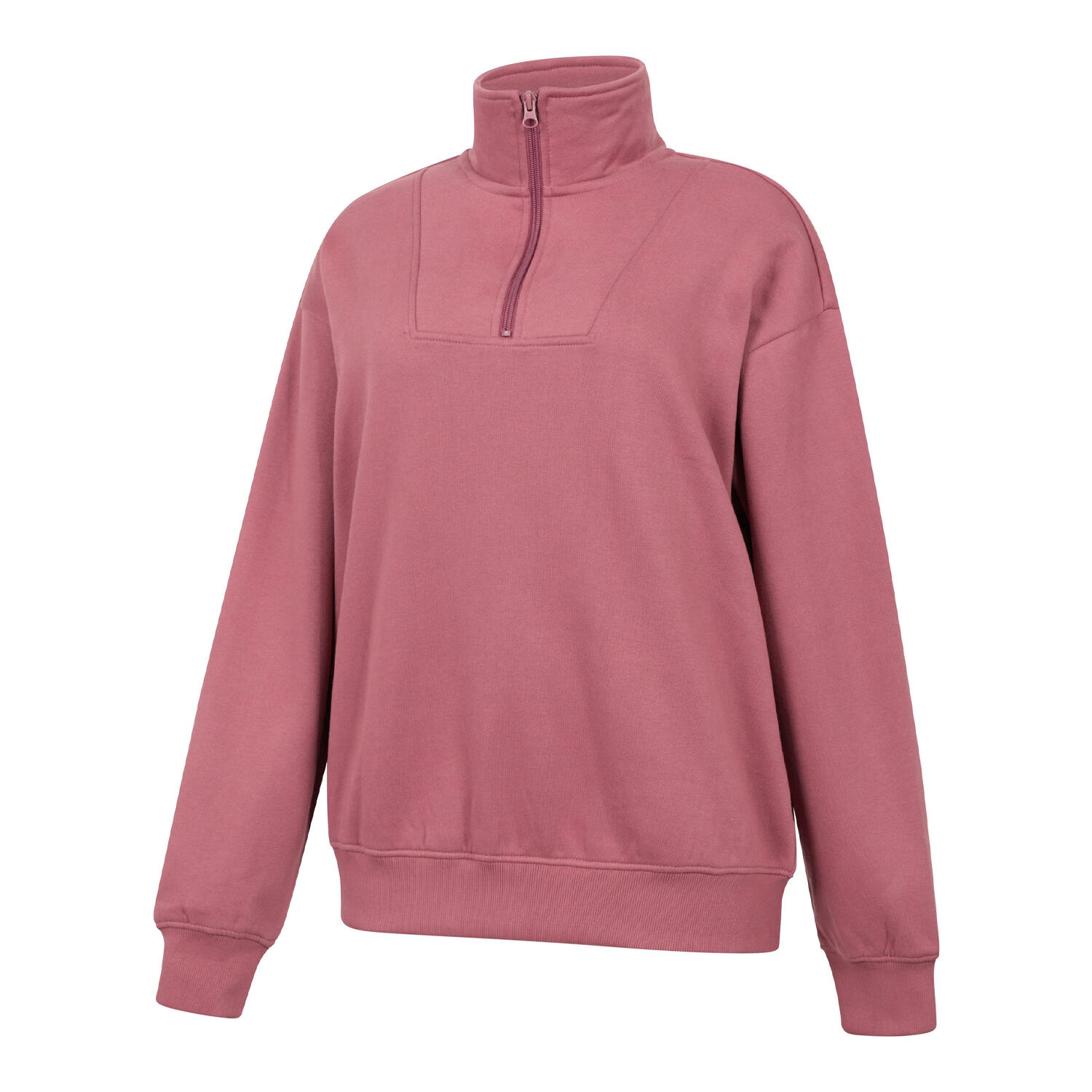 Felpa Spalla Cadente Donna Mountain Warehouse Naiper Rosa 3/4