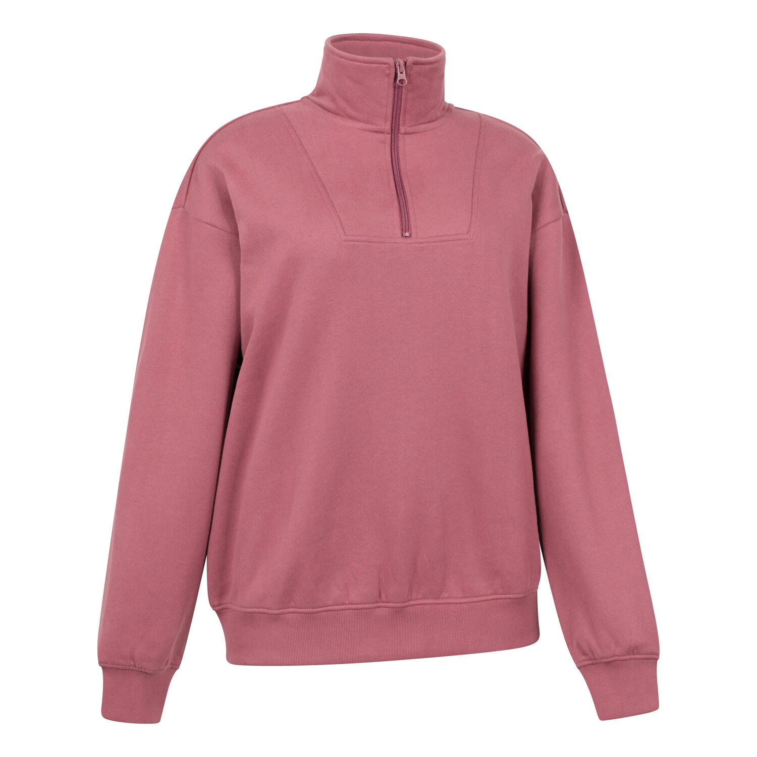Felpa Spalla Cadente Donna Mountain Warehouse Naiper Rosa 4/4