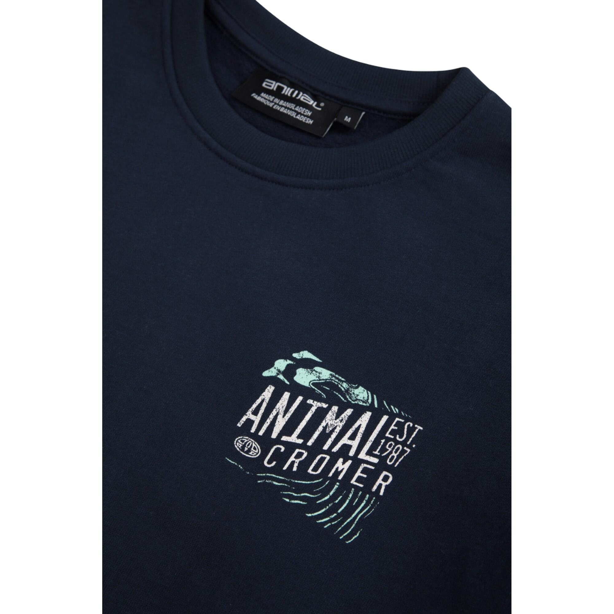 "Jonah Cromer" Sweatshirt für Herren Marine 3/4