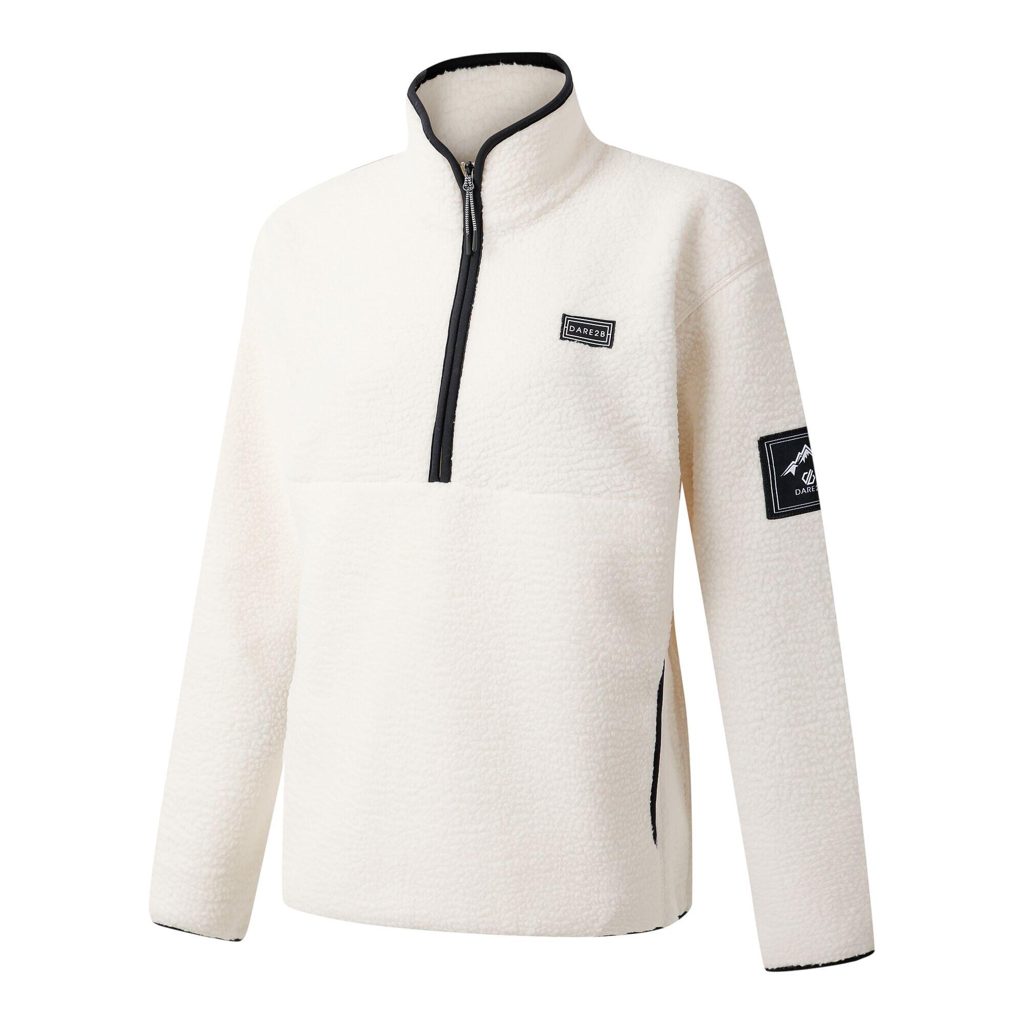Haut Polaire À Col Montant Zippé SLIDE OUT Femme (Blanc) 3/4