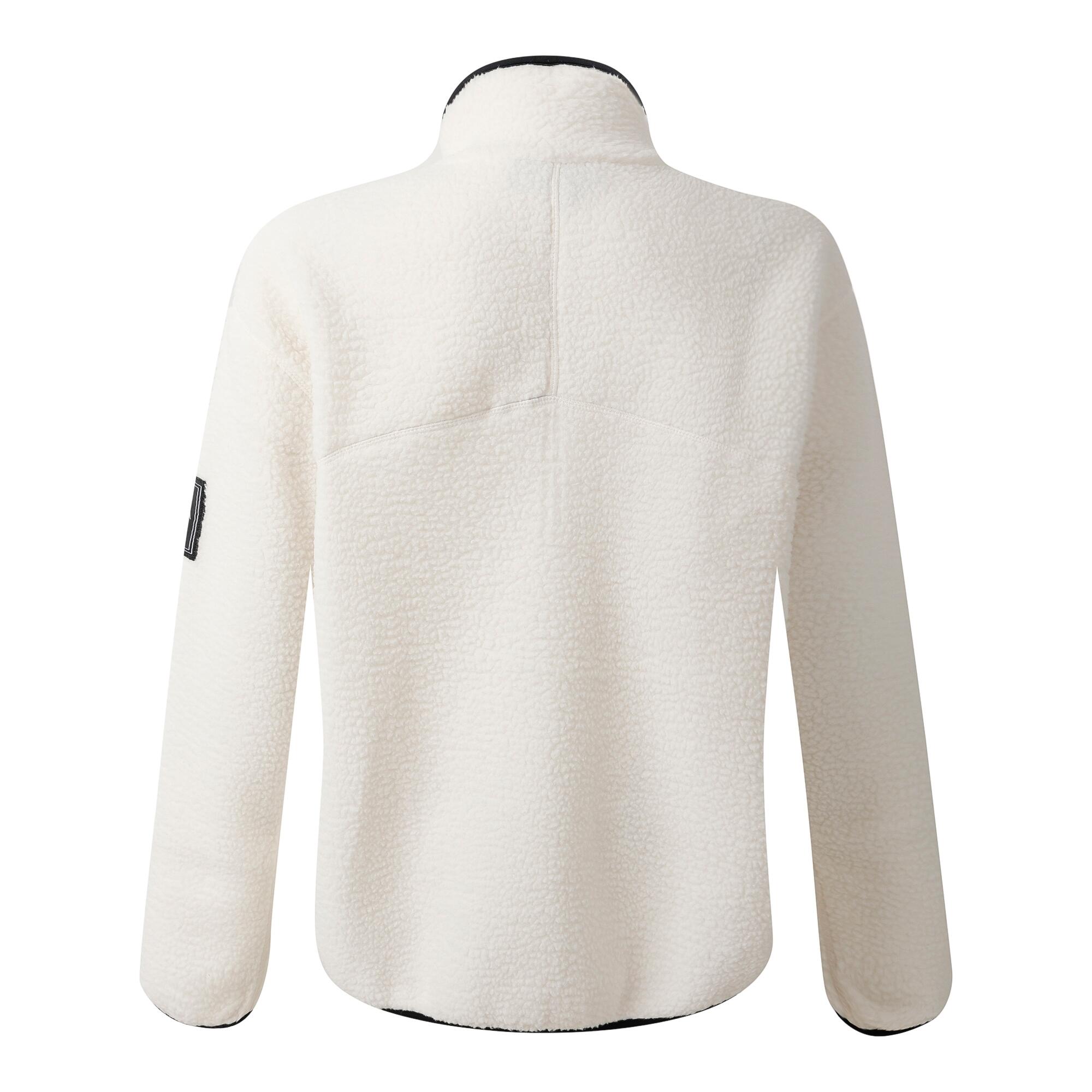 Haut Polaire À Col Montant Zippé SLIDE OUT Femme (Blanc) 2/4