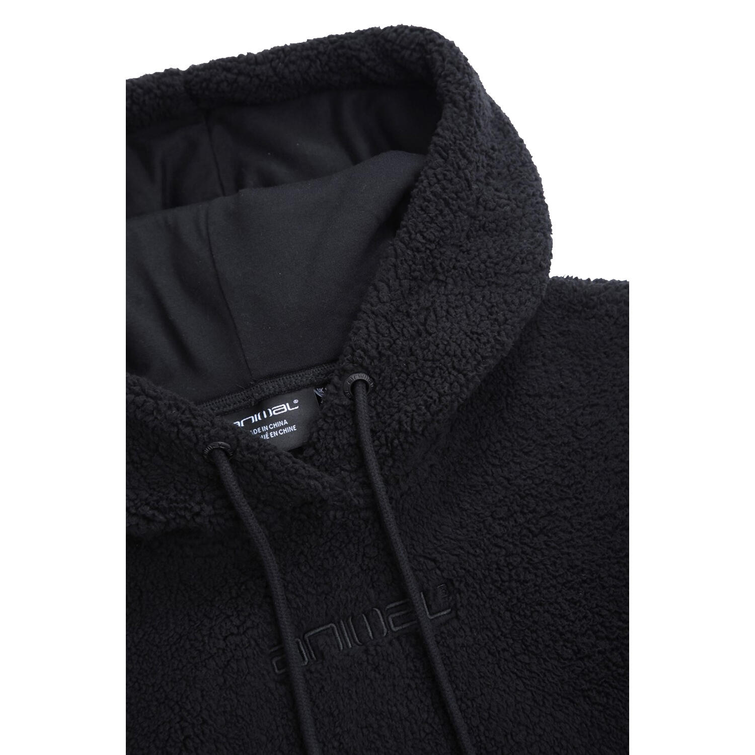 Kapuzenpullover für , Fleece Damen Schwarz 3/4