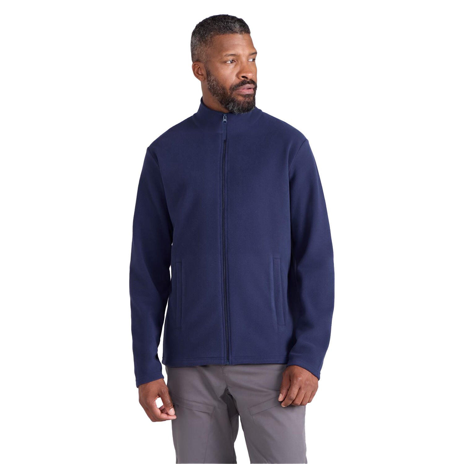 Veste Polaire RASO Homme (Bleu Marine) 3/4