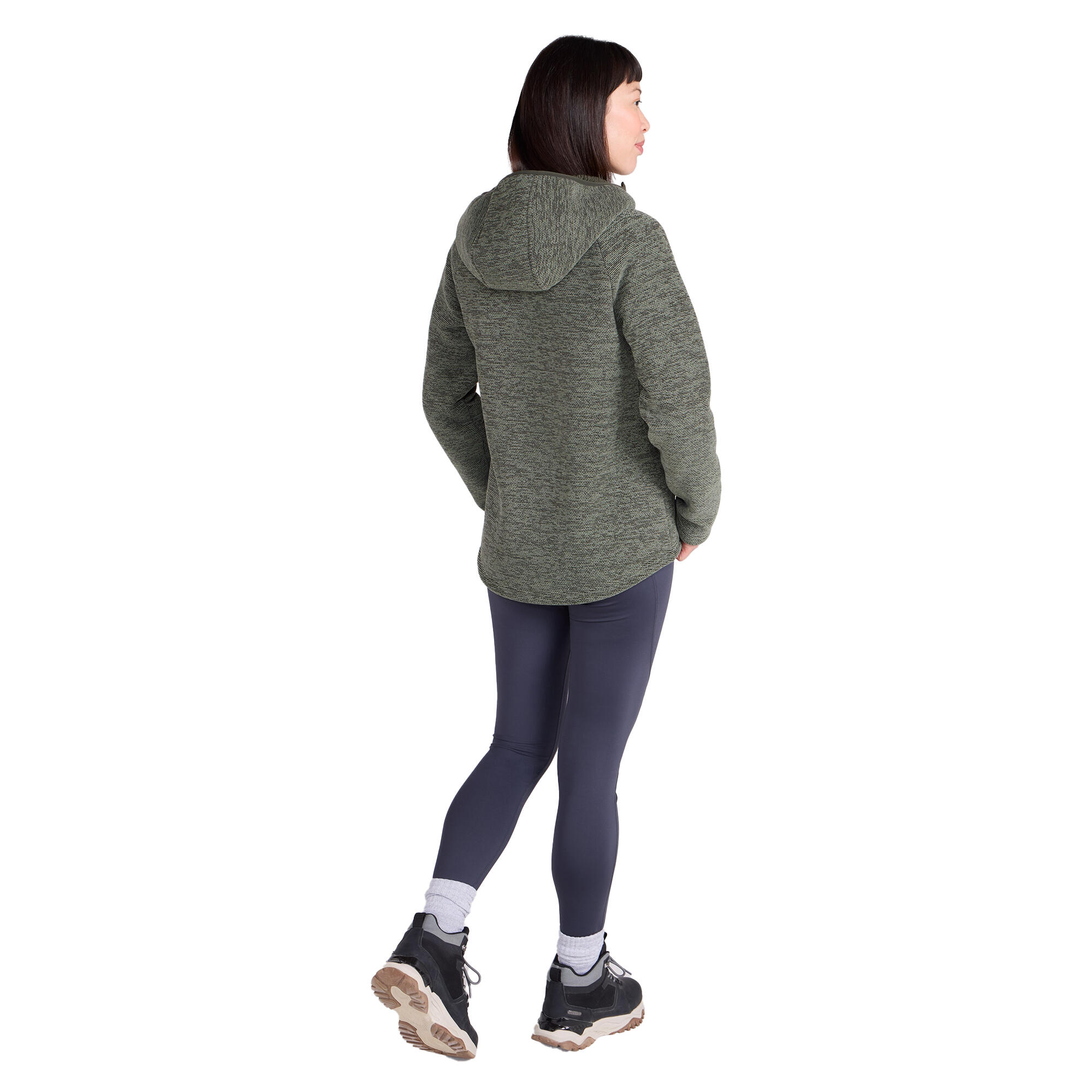 Veste Polaire HAYFIELD Femme (Vert Kaki) 4/4