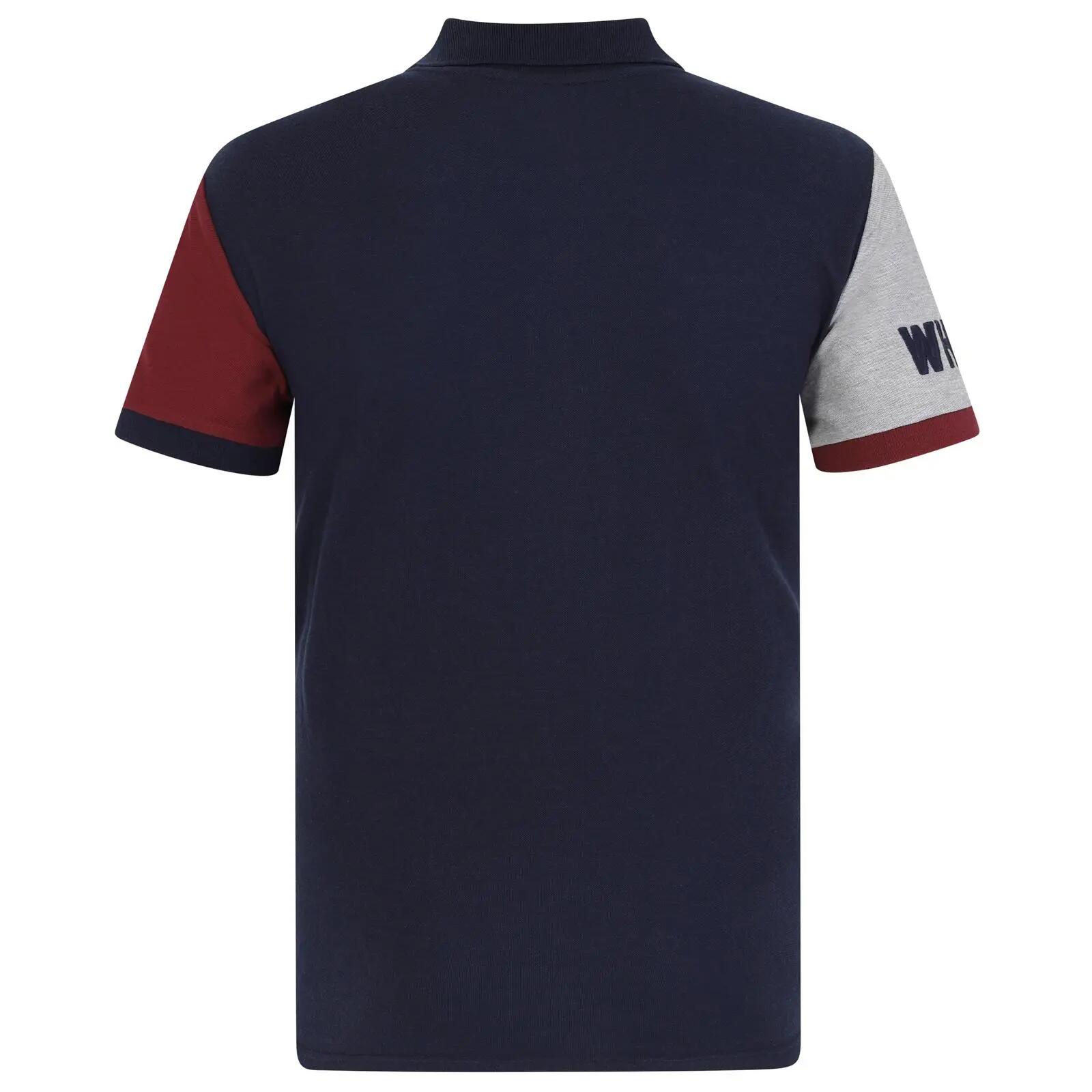 Polo Manches Contrastées Garçon (Bleu Marine) 2/5
