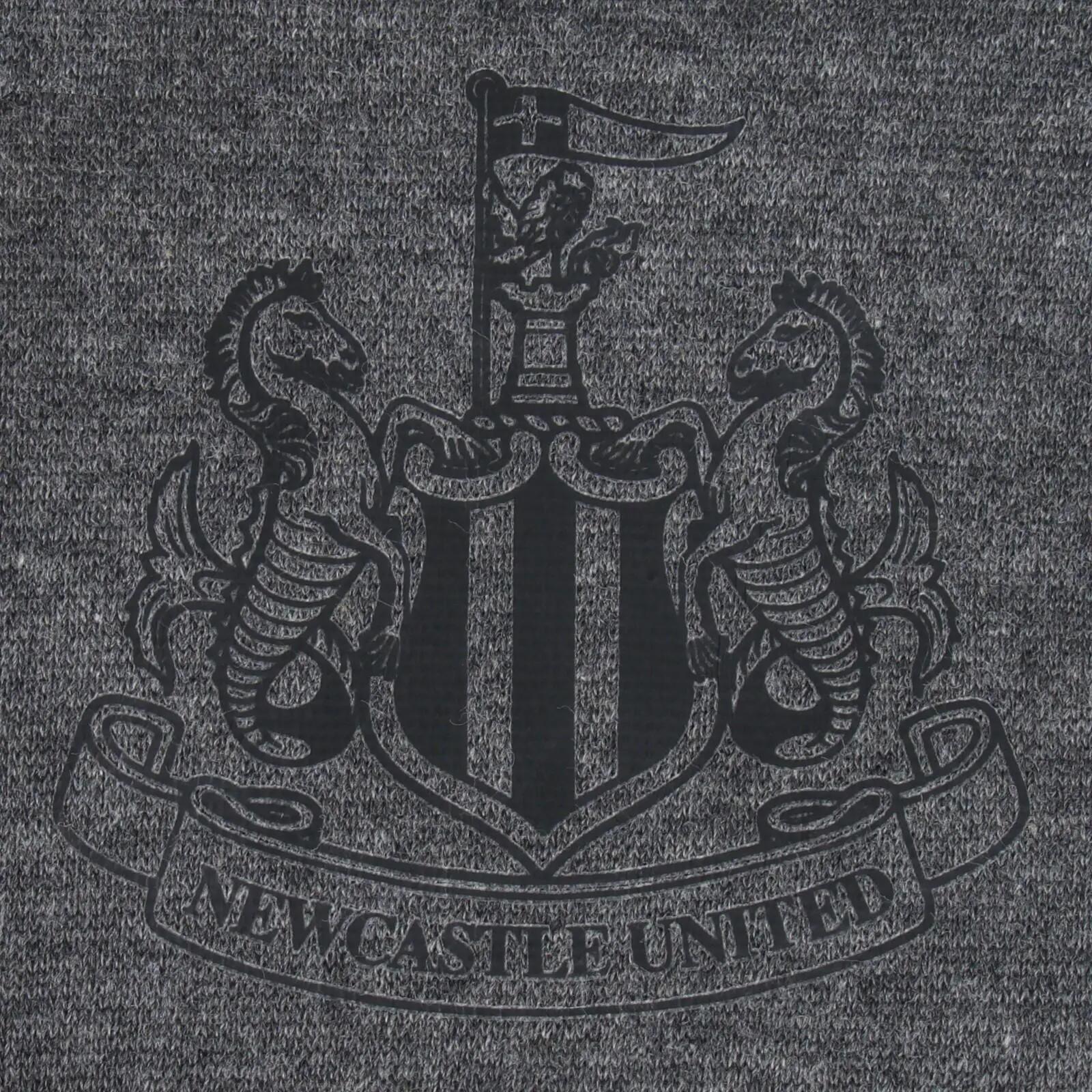Felpa Con Cappuccio E Zip Intera Pile Ragazzi Newcastle United FC Grigio 3/4
