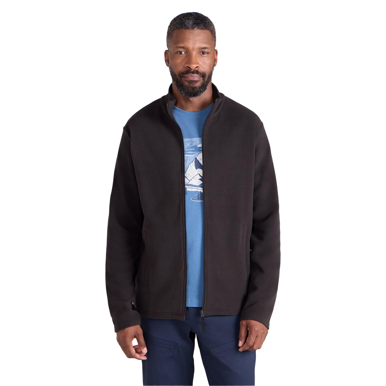 Veste Polaire RASO Homme (Noir) 3/4