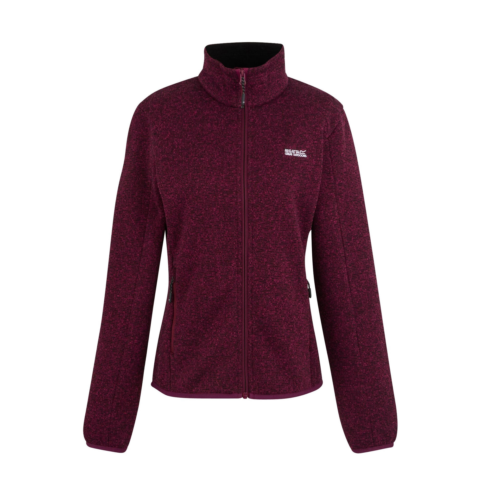REGATTA Womens/Ladies Newhill Full Zip Fleece Jacket (Dark Pimento)
