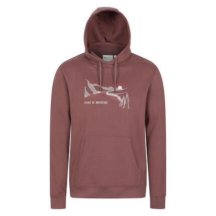 Spirit Of Adventure" Kapuzenpullover für Herren Braun