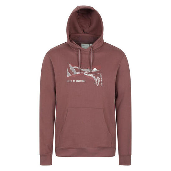Spirit Of Adventure" Kapuzenpullover für Herren Braun