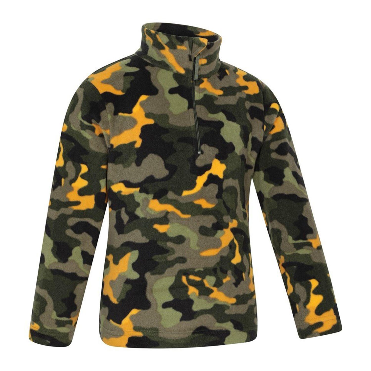 "Pursuit" Fleece für , mit halbem Reißverschluss, MicroVlies Kinder Grün 4/4