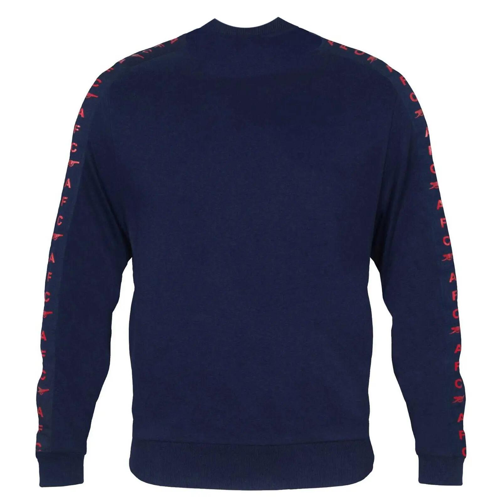 Mens Taped Sweatshirt (Navy Blue) 2/3