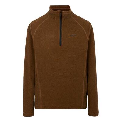 Great outdoors heren montes fleece sweater met trechter nek (zwart)