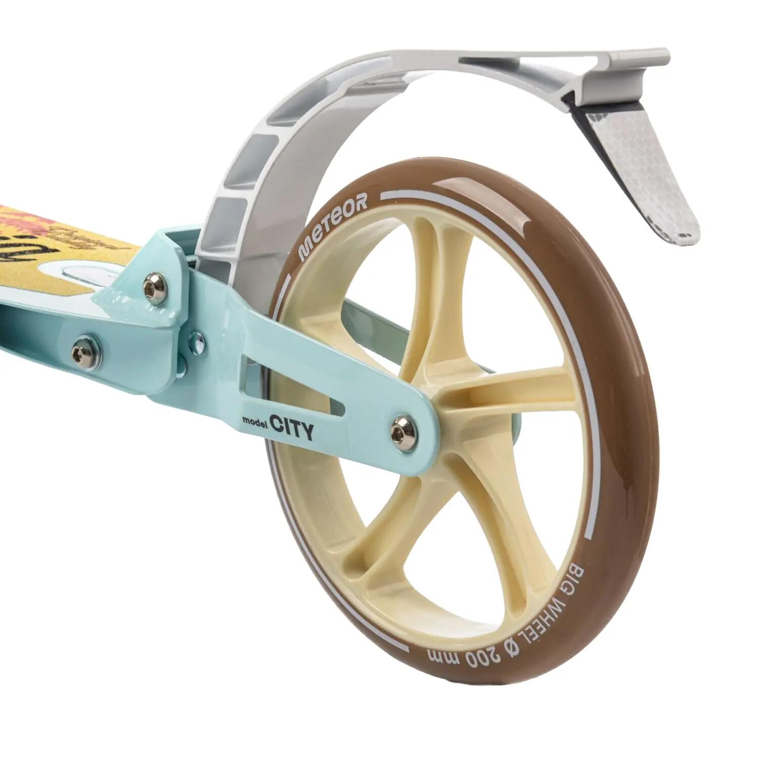 California Logo Freestyle Scooter (Brown/Blue) 3/4