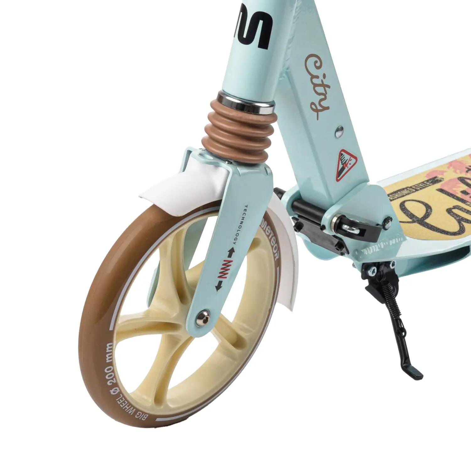 California Logo Freestyle Scooter (Brown/Blue) 2/4
