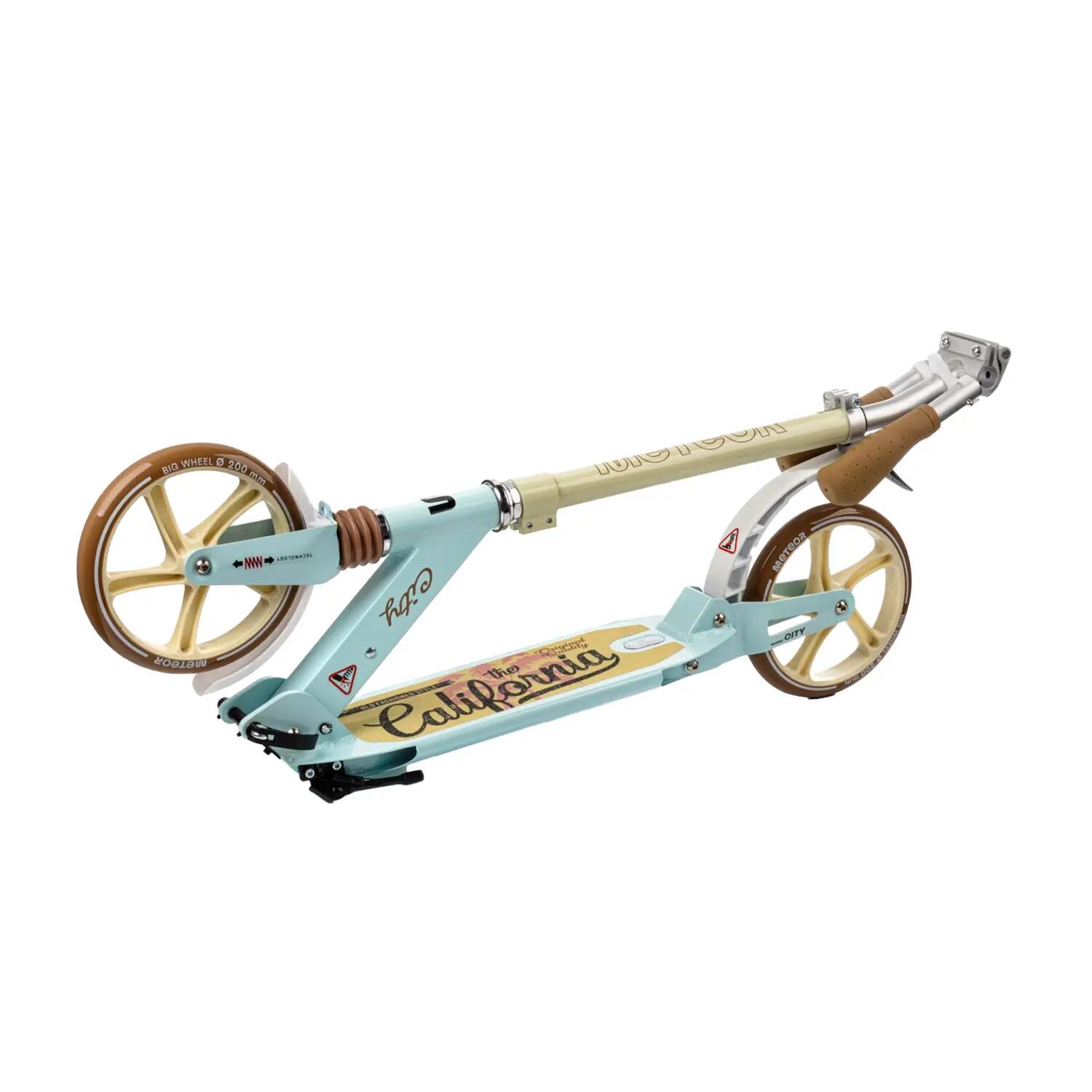 California Logo Freestyle Scooter (Brown/Blue) 4/4