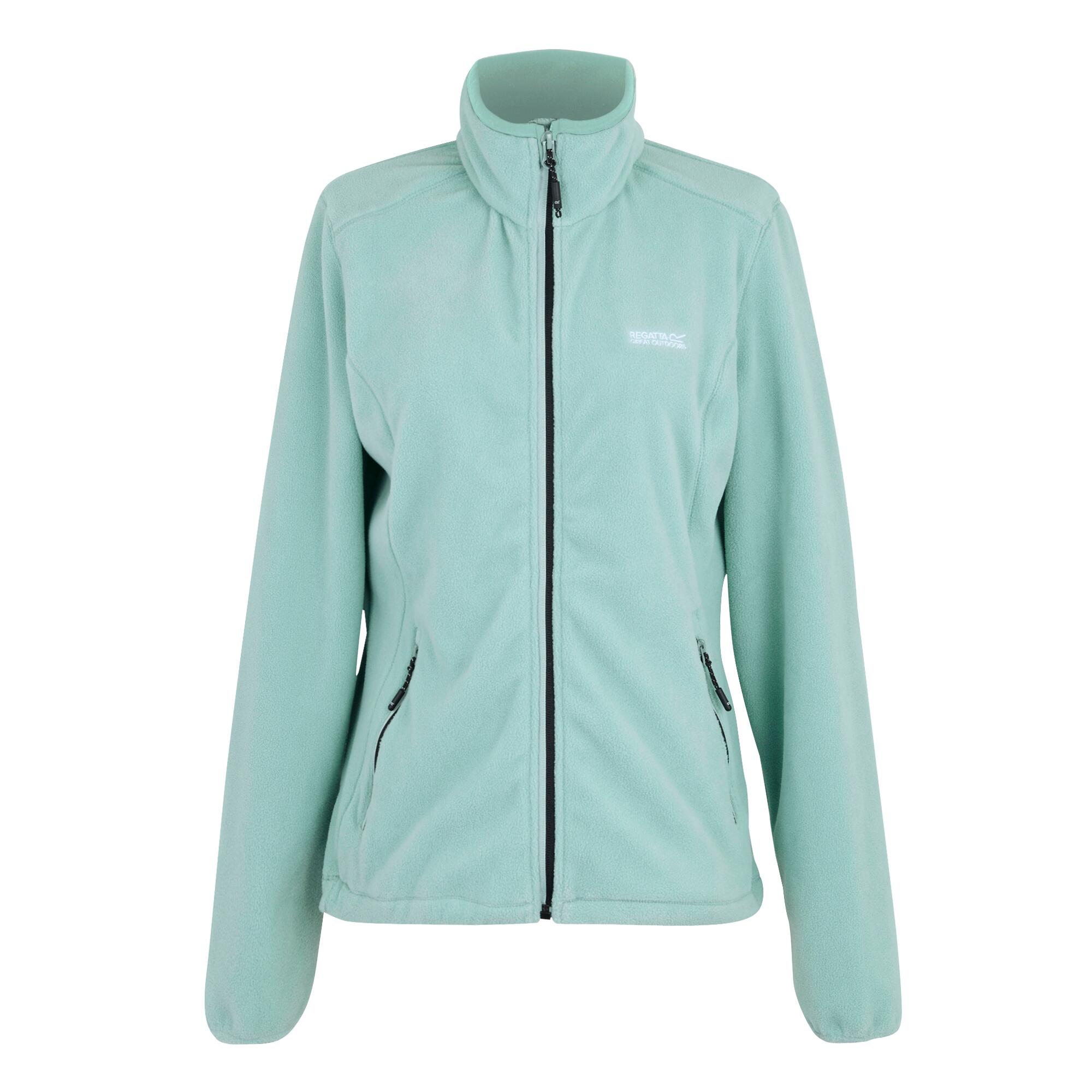 REGATTA Womens/Ladies Floreo IV Full Zip Fleece Jacket (Green Haze)