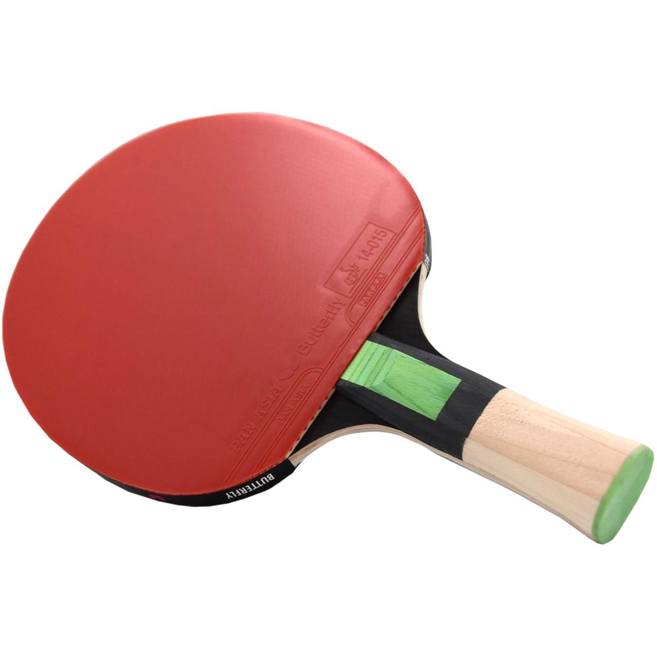 Butterfly - Raquette De Pingpong Tiago Apolonia Tax3 (rouge / Noir / Beige Pâle) - Raquette De Tennis De Table - Rouge - Taille Unique - Decathlon