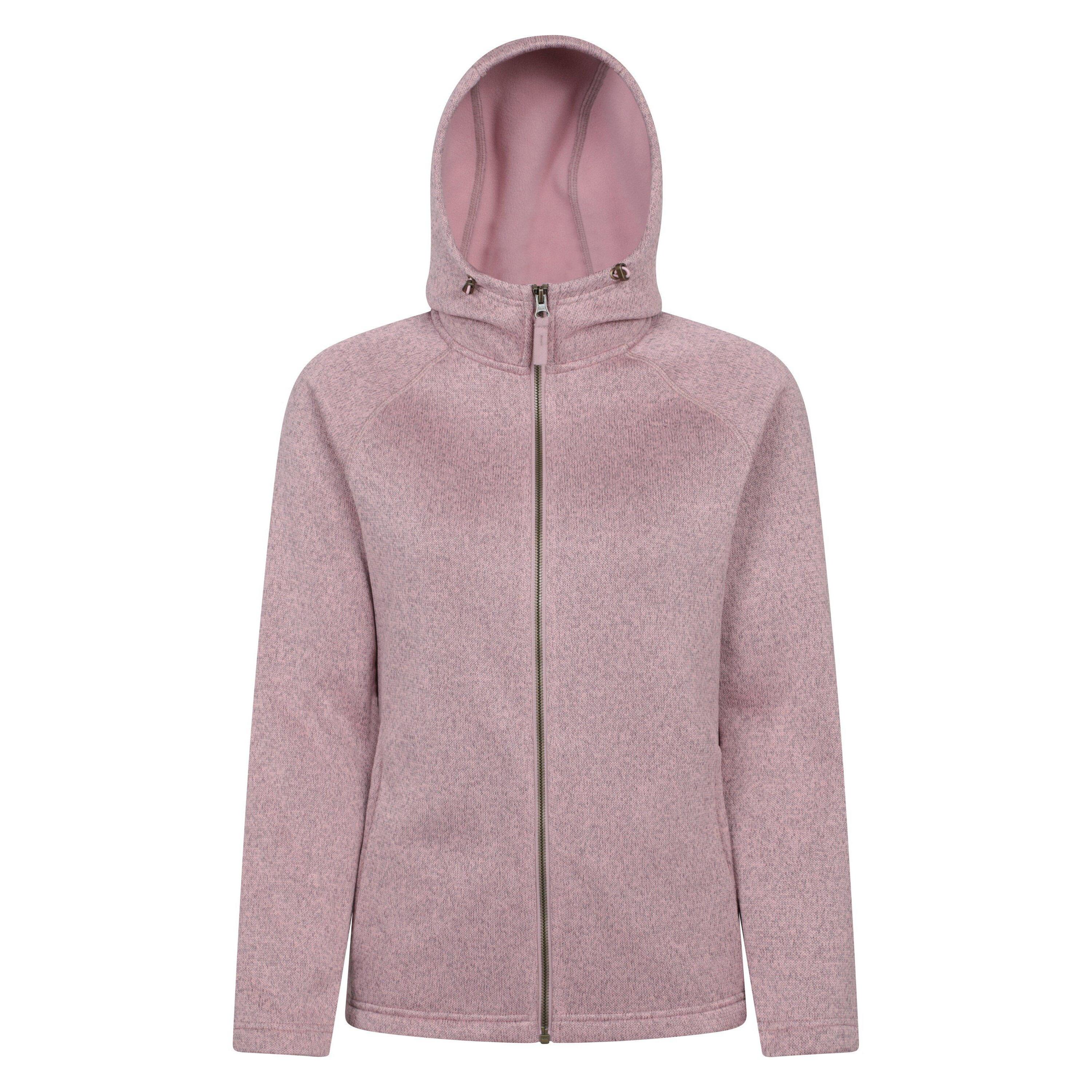 MOUNTAIN WAREHOUSE Womens/Ladies Nevis Full Zip Hoodie (Pale Pink)