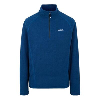 Great outdoors heren montes fleece sweater met trechter nek (zwart)