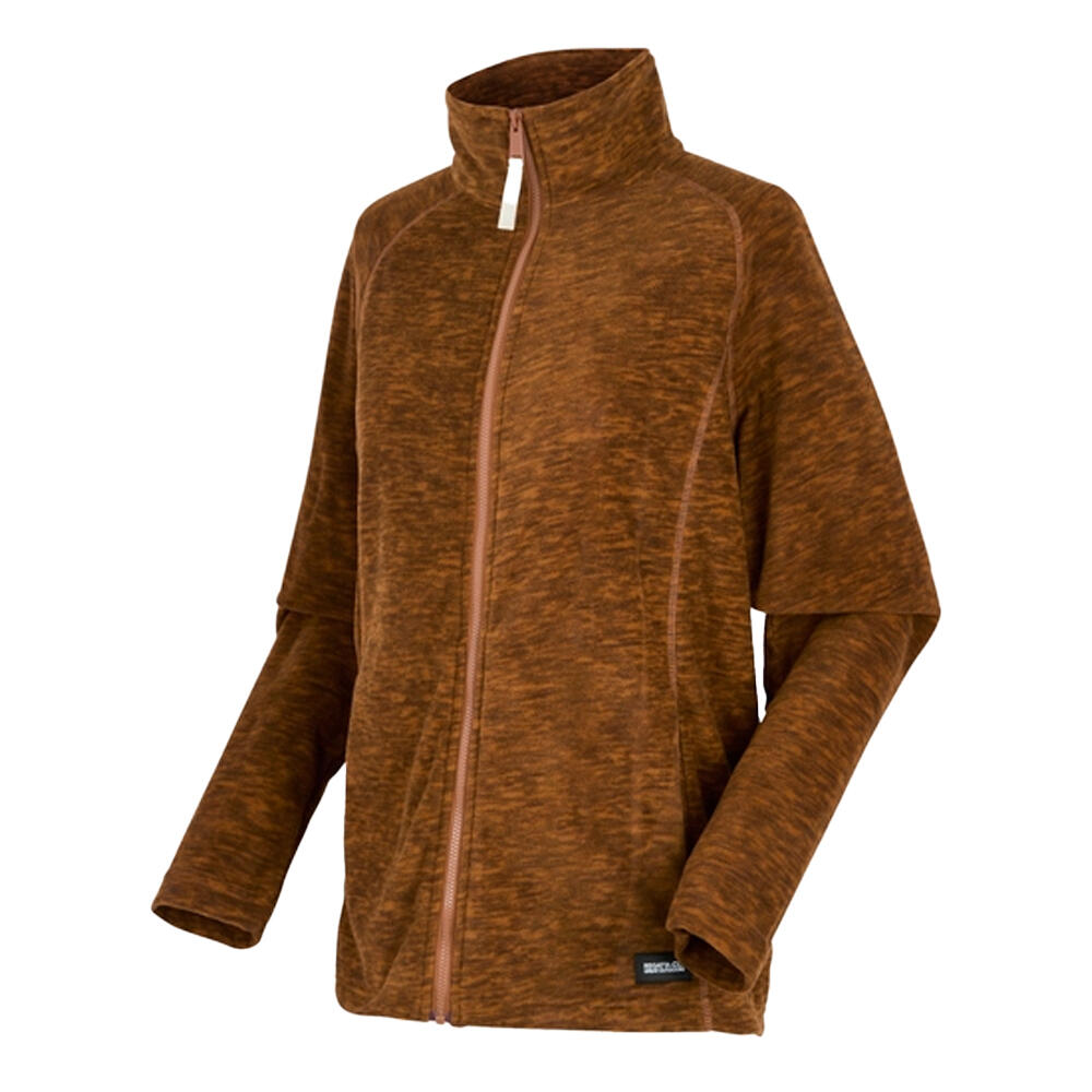 Womens/Ladies Mayse Full Zip Fleece Jacket (Glazed Ginger) 4/7