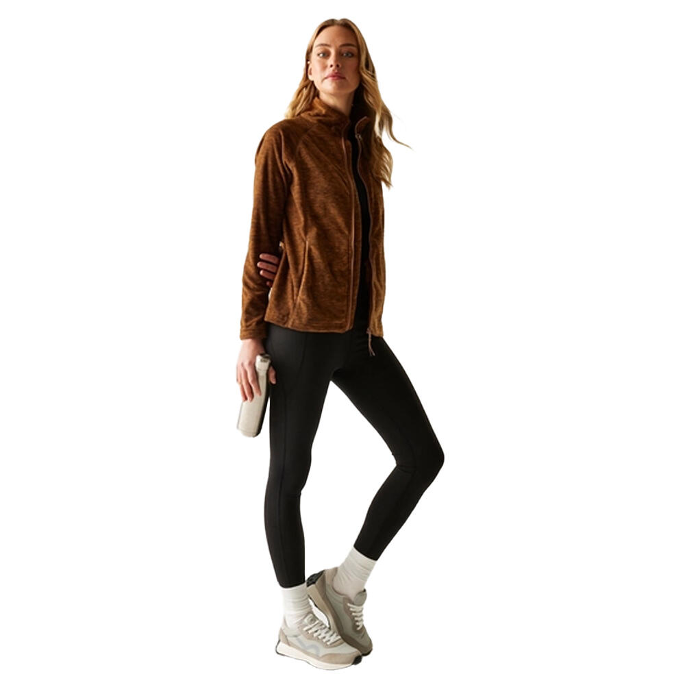 Womens/Ladies Mayse Full Zip Fleece Jacket (Glazed Ginger) 6/7