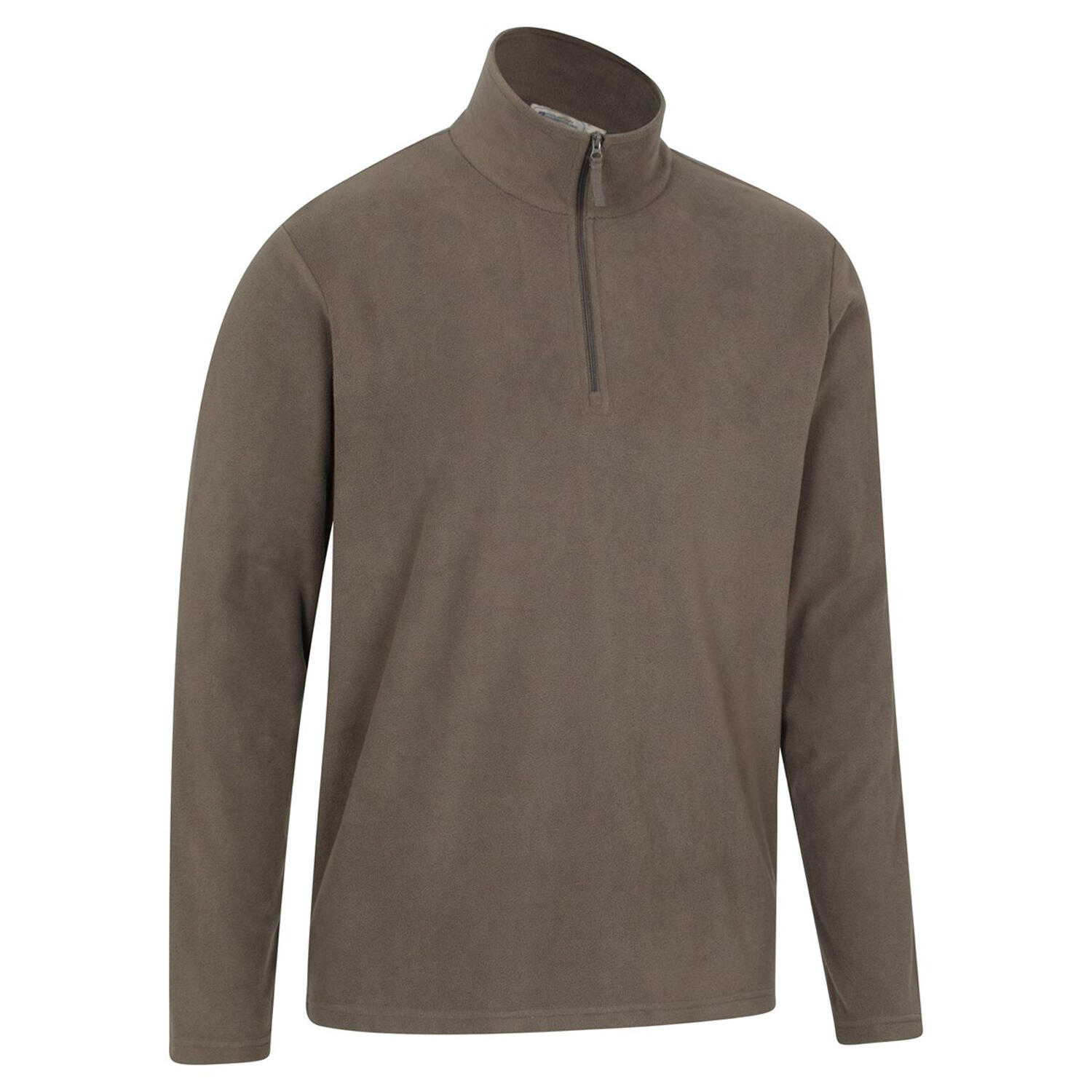 Pile Mezza Cerniera Uomo Mountain Warehouse Camber II Marrone Chiaro 4/4