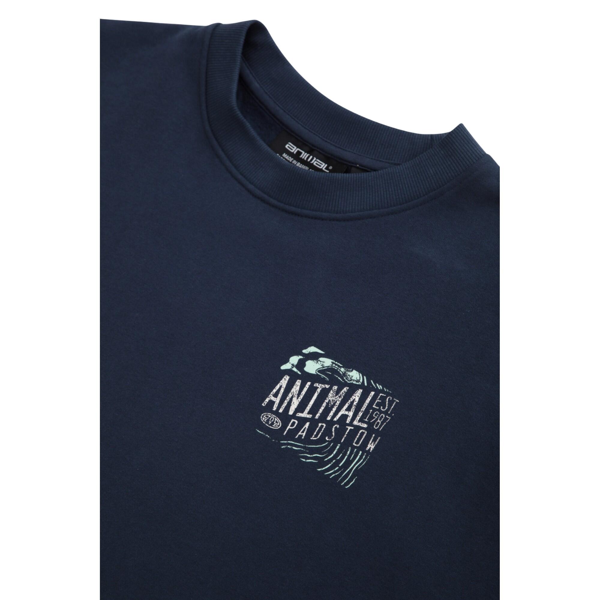 "Jonah Padstow" Sweatshirt für Herren Marine 3/4