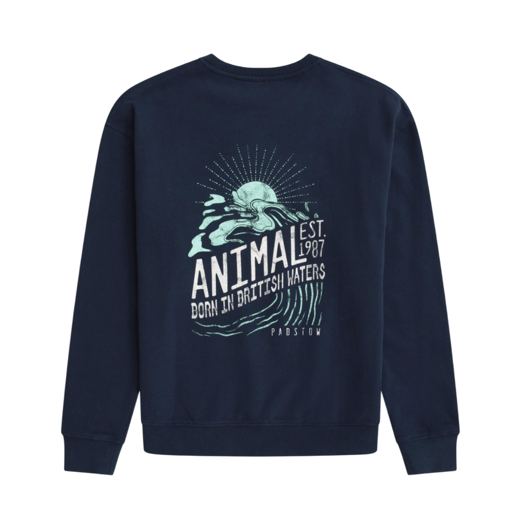 "Jonah Padstow" Sweatshirt für Herren Marine 2/4