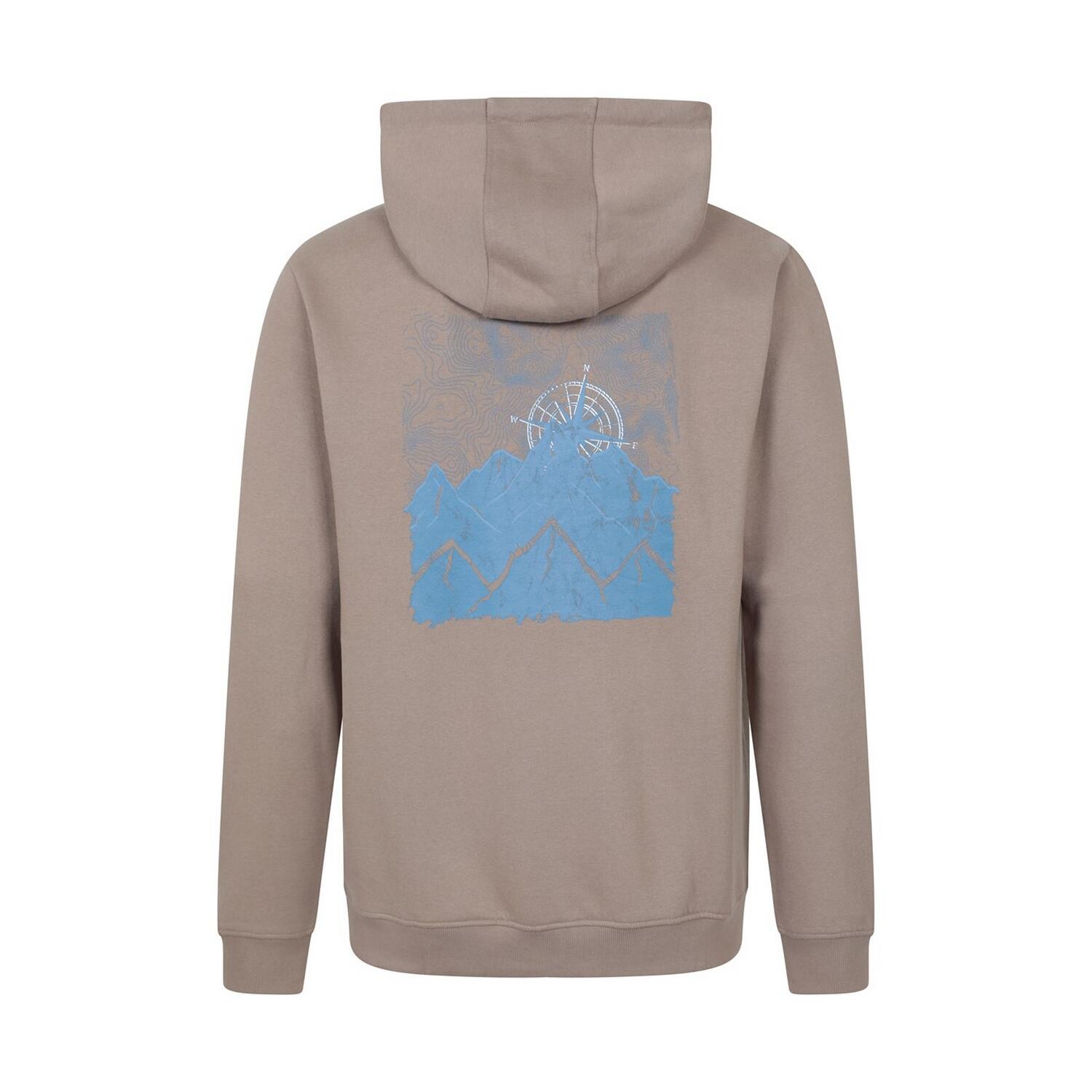 Sweat À Capuche Motif/style Graphique Homme (Marron) 2/4