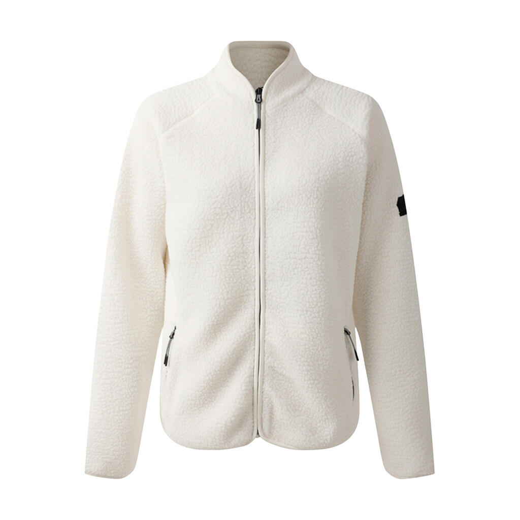 Womens/Ladies Excursion Fleece Jacket (Egret)
