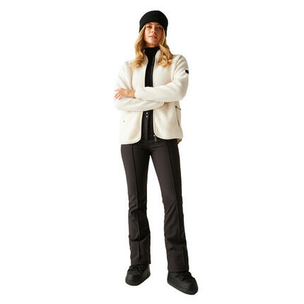 Veste Polaire Unie Col Montant EXCURSION Femme (Blanc)