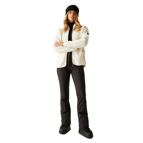 Veste Polaire Unie Col Montant EXCURSION Femme (Blanc)