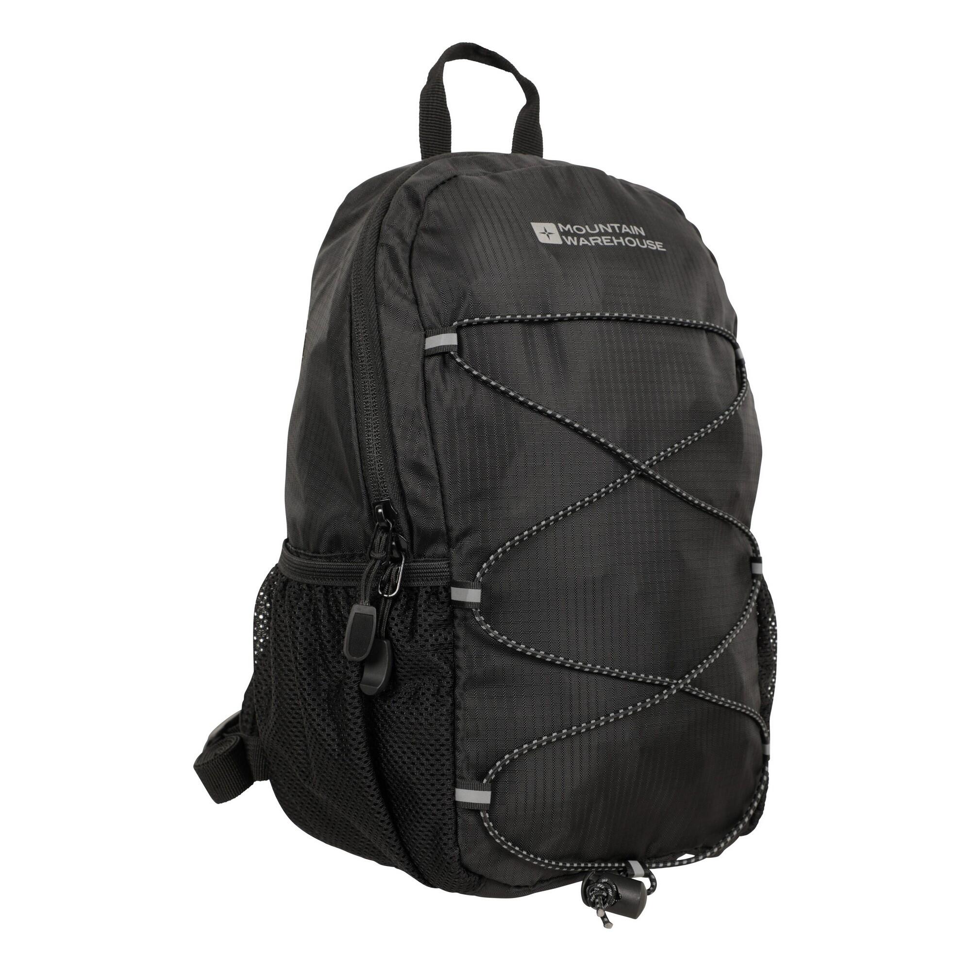 Rucksack "Trek", 8l Damen und Herren Pechschwarz 3/4