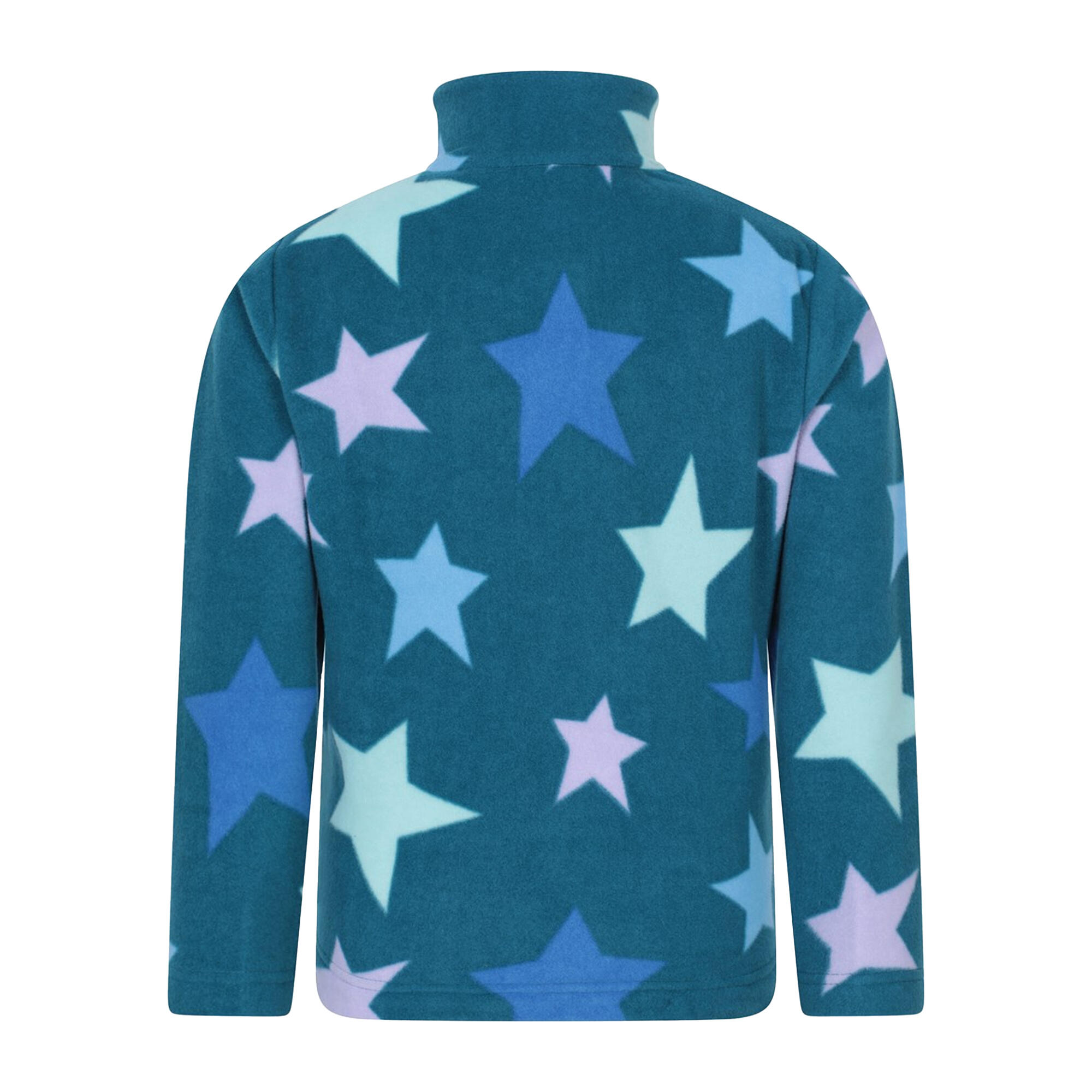 "Endeavour" Fleece für , mit halbem Reißverschluss, MicroVlies Kinder Türkis 2/4