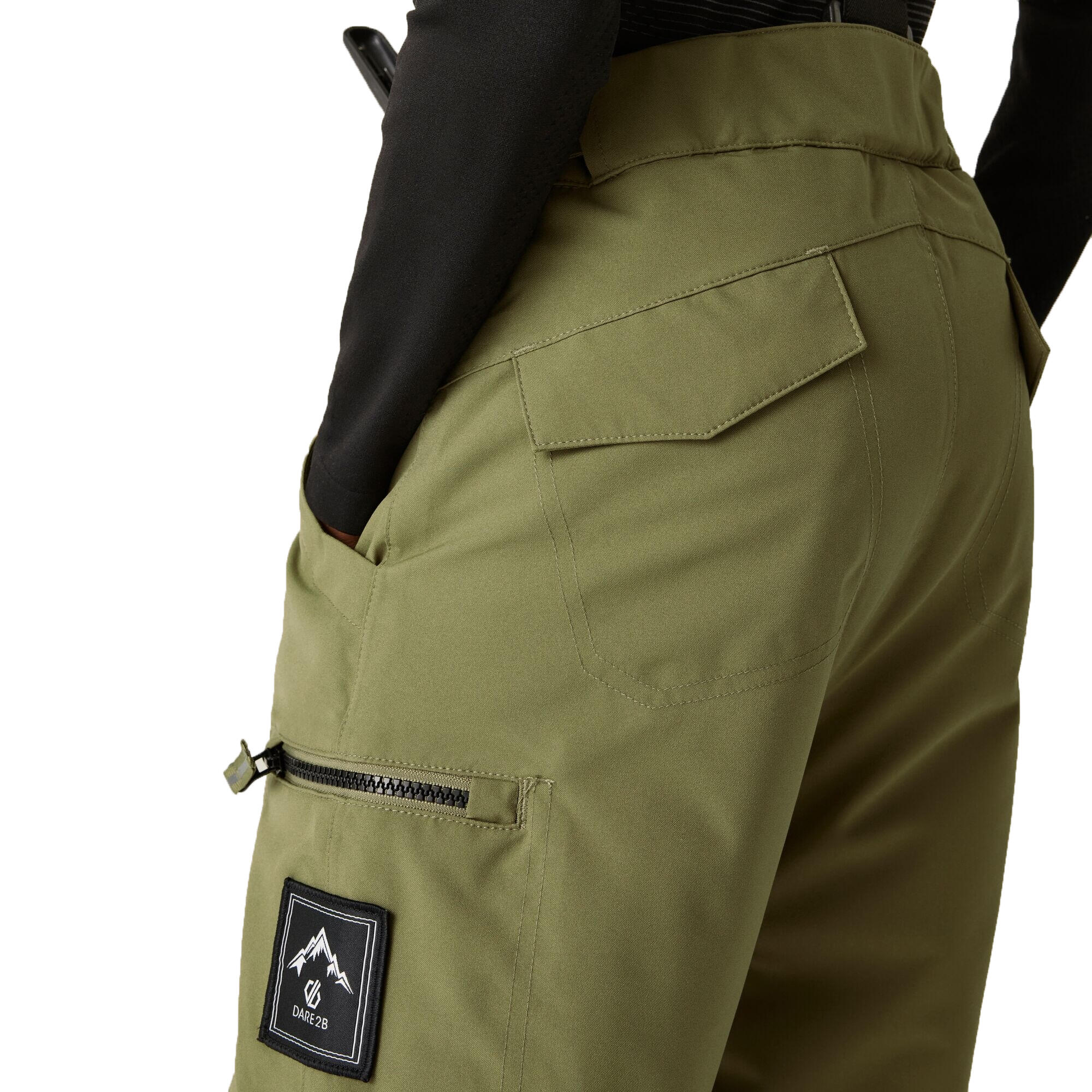 Pantalon De Ski Motif/style Usé POW Enfant (Olive) 4/5
