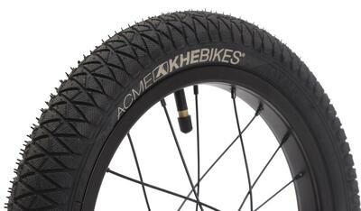 Bmx band khe acme 14 inch x 2,125 inch zwart