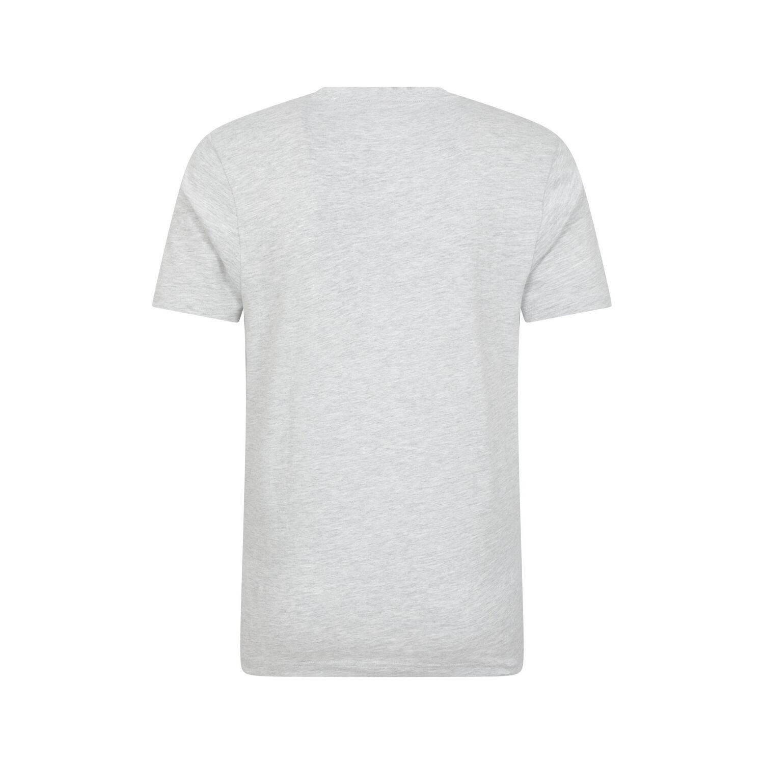 Maglietta Grafica Uomo Mountain Warehouse Ben Nevis Grigio Chiaro 2/4